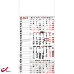 4 maandskalender 2024 Memo