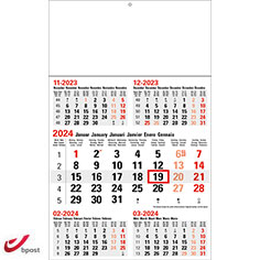 5 maandskalender 2025 Business Midi