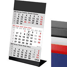 Kantoorkalender 2025 3-maand Color