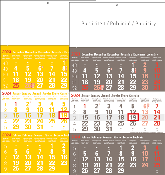 3-Maandskalender 2024 Business