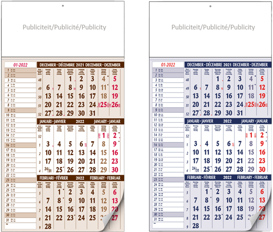 3-Maandkalender 2024 Memo Klein