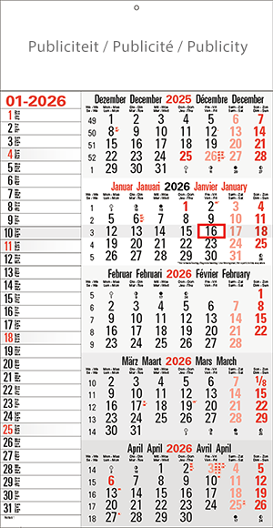 5-Maandskalender 2024 Memo