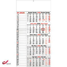 5 maandskalender 2022 Memo