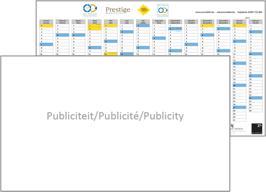 Jaarplanner gelamineerd 2024