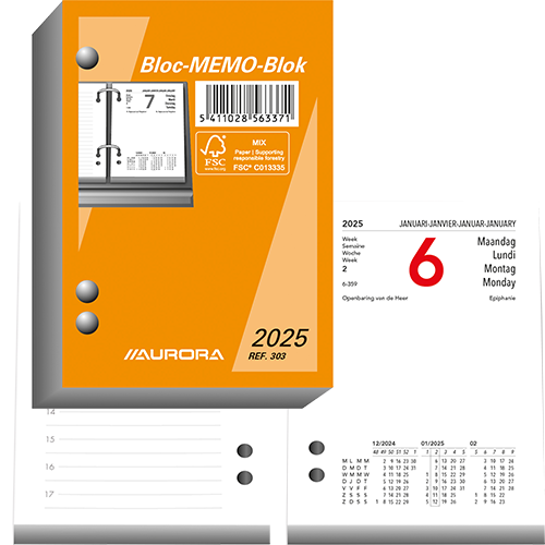 Dagblok Memoblok 2024