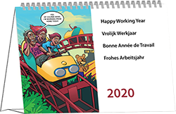 Kantoorkalender 2021 Cartoon 13p 21x15cm Cover
