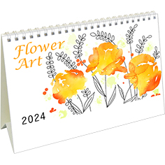 Kantoorkalender 2024 Flower Art