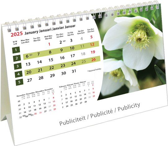 Kantoorkalender 2023 Flowers