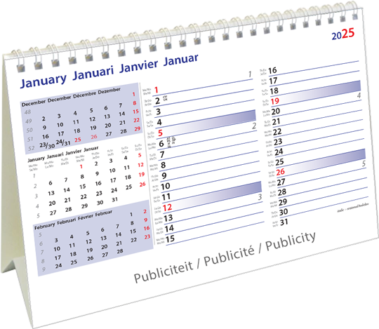 Kantoorkalender 2024 International Memo 13p