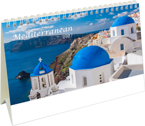 Kantoorkalender 2027 Mediterranean