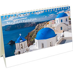 Kantoorkalender 2027 Mediterranean