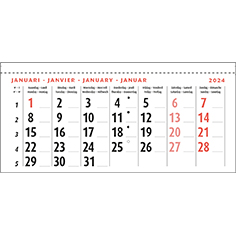 Maandblok kalender 2023 Type 1