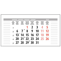 Maandblok kalender 2024 Type 4