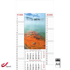 Muurkalender 2026 Amazing Nature 22 x 41