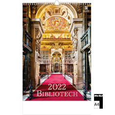 Muurkalender 2022 Luxe Bibliotech