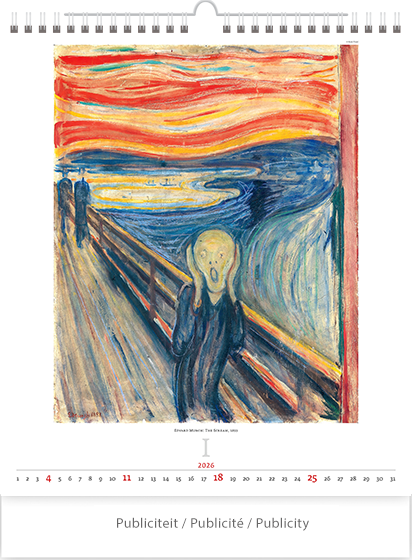 Muurkalender 2026 Expressionism 13p 45x59cm