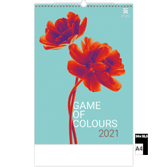 Muurkalender 2021 Luxe Game of Colours