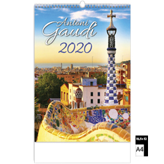Muurkalender Deco 2020 Gaudi