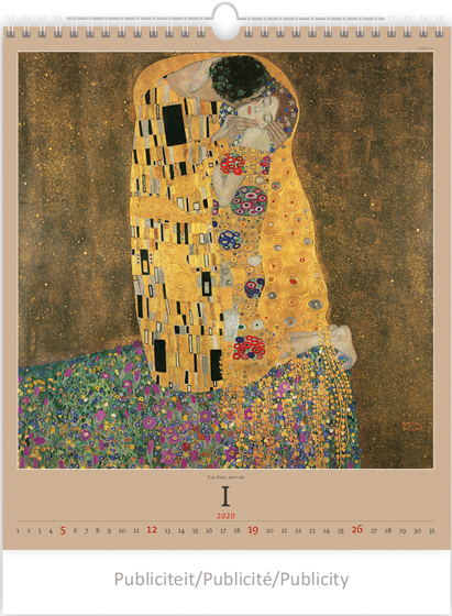 Kunstkalender 2020 Gustav Klimt 13p 45x59cm