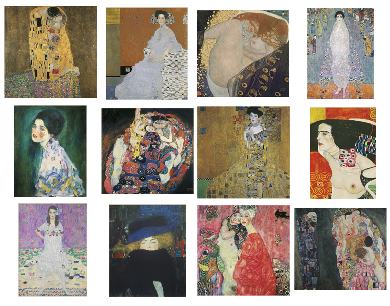 Kunstkalender 2020 Gustav Klimt 13p 45x59cm Prenten