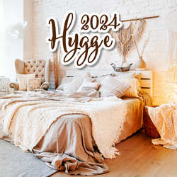 Muurkalender 2024 Hygge 13p 30x37cm Cover