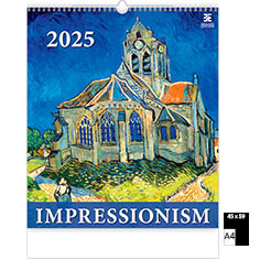 Muurkalender 2025 Luxe Impressionism