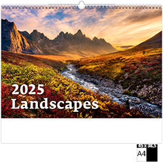 Muurkalender Deco 2025 Landscapes