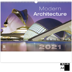 Muurkalender 2021 Luxe Modern Architecture