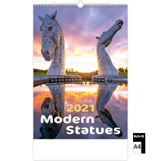 Muurkalender Deco 2021 Modern Statues