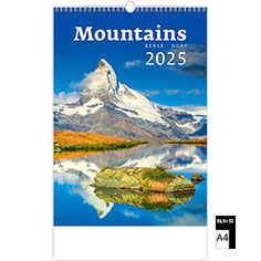 Muurkalender Deco 2021 Mountains