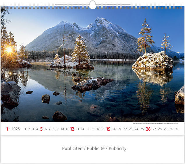 Muurkalender 2024 National Parks 13p 45x38cm