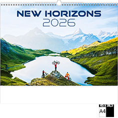 Muurkalender Deco 2026 New Horizons