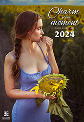 Muurkalender 2024 Pin-up Charm of the Moment 13p 33x55cm Cover
