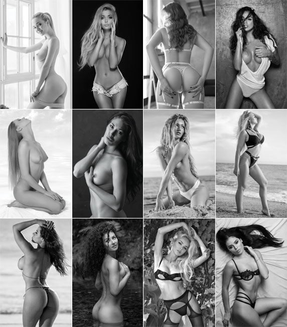 Muurkalender 2026 Pin-Up Female Art 13p 30x47cm Prenten