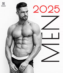 Muurkalender 2025 Pin-up Men 13p 45x59cm Cover