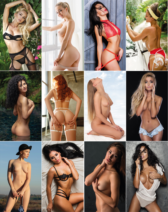 Muurkalender 2026 Pin-Up Top Selection 13p 30x47cm Prenten