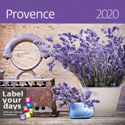 Muurkalender 2020 Provence 13p 30x30cm Cover