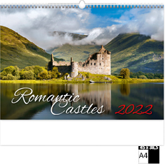 Muurkalender Deco 2022 Romantic Castles
