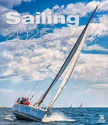 Muurkalender 2025 Sailing 13p 45x59cm Cover