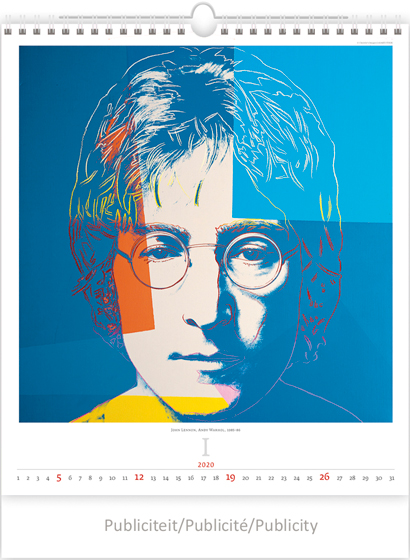 Kunstkalender 2020 Warhol 13p 45x59cm