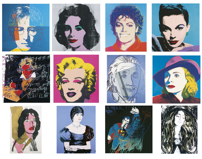 Kunstkalender 2020 Warhol 13p 45x59cm Prenten