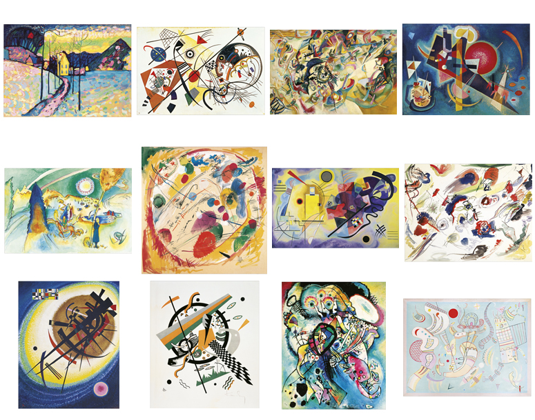 Kunstkalender 2020 Wassily Kandinsky 13p 45x59cm Prenten