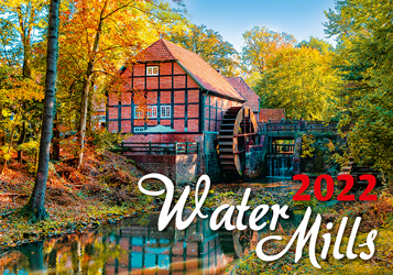 Muurkalender 2022 Water Mills 13p 45x38cm Cover