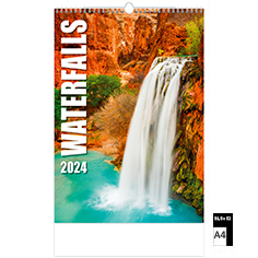 Muurkalender Deco 2022 Waterfalls