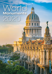 Muurkalender 2020 World Monuments 13p 31x52cm Cover