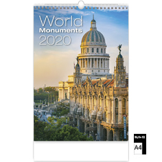 Muurkalender Deco 2020 World Monuments